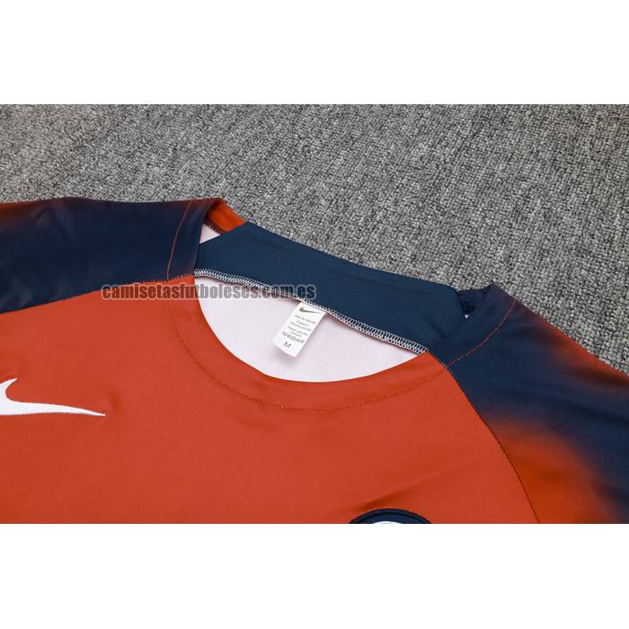 Chandal del Paris Saint-Germain Manga Corta 2023 2024 Rojo y Azul - Pantalon Corto